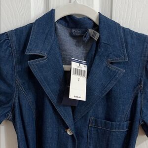 Polo Ralph Lauren Dark Blue Midi Dress